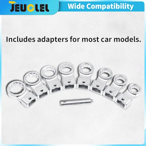 10PCS Universal Auxiliary Timing Idler Belt Wrench Serpentine Belt Tension Pulley Wrench Set Engine Timing Belt Tensioning Nut Bolt Screw Remover - color: 10pcs Universal Auxiliary Idler Belt Tensioner Pulley Removal Tool Kit