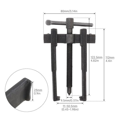 ChgImposs 2 Jaws Gear Puller, Adjustable Bearing Puller Gears, Internal External Removal Tool for Pulleys Flywheels Bearings Gears (4 INCH) - size: 4 INCH