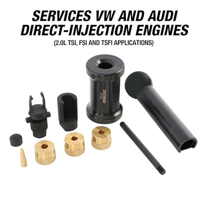 OEMTOOLS 37383 VW Fuel Injector Removal Tool, Audi Fuel Injector Puller Kit for 2.0L TSI/FSI/TSFI Engines, Compatible with T10133, Tool for Professional Automotive Technicians