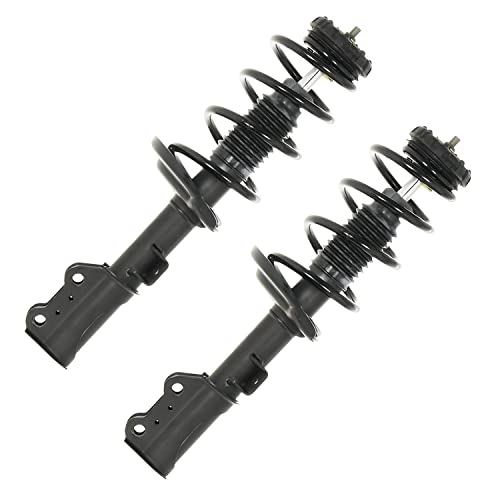 Detroit Axle - Front Struts w/Coil Spring Assembly Replacement for 2010 2011 2012 2013 2014 2015 2016 Cadillac SRX - 2pc Set - size: 172909x2/Pair