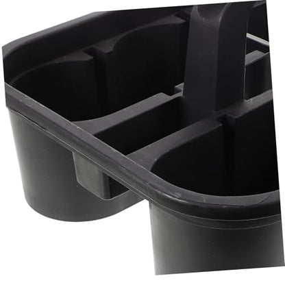 Large Compartment Plastic Cleaning Basket for Car Tools Storage Heavy Duty Organizer with Handle for Auto Cleaning Repair Shops and Versatile Use