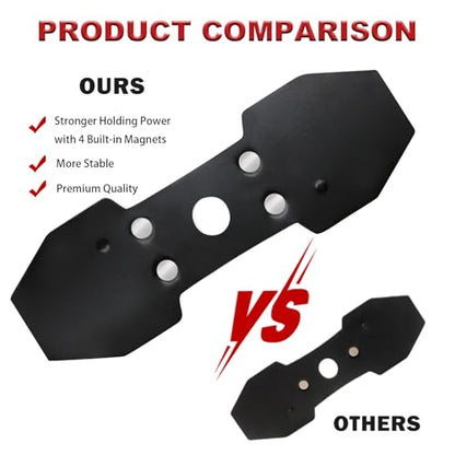Brake Caliper Compression Tool, 4-in-1 Universal Disc Brake Caliper Tool, 360° Swivel Ratcheting Brake Piston Compressor for Automotive Brake Repair and Installation, with 4 Brake Caliper Hanger Hooks