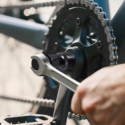 Crank Puller, Bike Crank Removal Tool, Crank Puller Bike Tool for Square Taper and Splined Cranks,Bike Crankset Arm Removal Tool for Maintenance, Repair, Cycling Power Bottom Bracket Tool