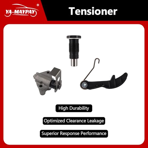 Engine Timing Chain Kit with Tensioner Fit for EA888 3rd Generation Audi Q3 Q5L A6L Compatible with VW Talagon Phideon 2.0T Replaces# 06K109158AC 06K109158BK 06H105209AQ 06K109509D