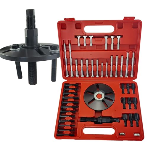 Heavy-Duty Harmonic Balancer Puller Tool Kit for Crankshaft Pulley, Steering Wheel Puller Set, Wheel Remover & Installation Tools for Auto Repair