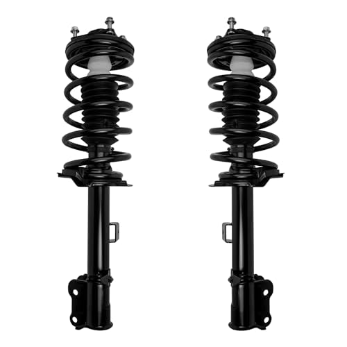 Detroit Axle - 2 Front Struts for 2001-2012 Ford Escape Mazda Tribute | 2005-2011 Mercury Mariner Complete Struts with Coil Springs 2006 2007 2008 2009 2010 Replacement Ready Strut Shock Assembly - size: 171593_171594/PAIR