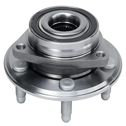 Detroit Axle - Rear 2pc Wheel Bearing Hubs for 10-16 ChevyCamaro 2010 2011 2012 2013 2014 2015 2016, 2 Wheel Bearing & Hubs Assembly Replacement - style: 512399 x2/Pair