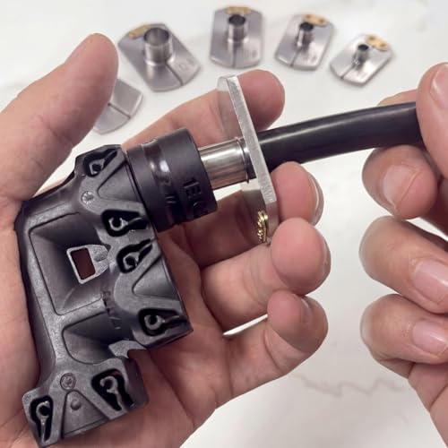 Hicarer 6 Pcs 6-16mm Air Hose Removal Tool Kit Pneumatic Pipe Removing Stainless Steel Tool for Easy Hose Removal