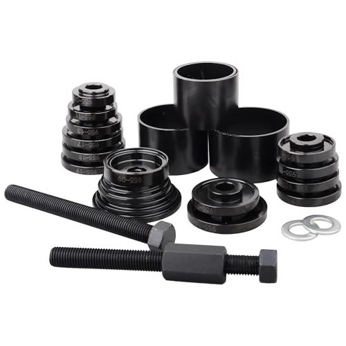 DAYUAN 24pcs FWD Front Wheel Drive Bearing Removal Tool | Wheel Bearing Removal & Installation Kit，Fits Most FWD Vehicles，High Torque 8.8 Grade Screws，Carbon Steel，Case