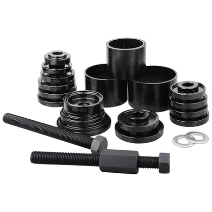 DAYUAN 24pcs FWD Front Wheel Drive Bearing Removal Tool | Wheel Bearing Removal & Installation Kit，Fits Most FWD Vehicles，High Torque 8.8 Grade Screws，Carbon Steel，Case