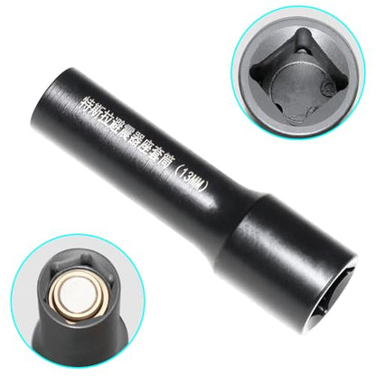 13mm Shock Absorber Strut Removal Tool 6 Point 1/2" Drive Suspension Strut Nut Socket Compatible with Tesla Model 3 1467109-00-A
