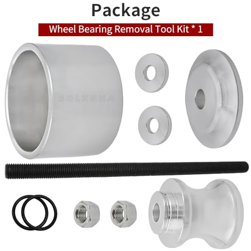 Front & Rear 40/44mm Wheel Bearing Removal Tool Kit for Polaris RZR Sportsman Scrambler General Ranger Worker 550 570 800 850 900 1000