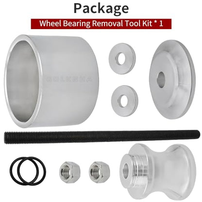 Front & Rear 40/44mm Wheel Bearing Removal Tool Kit for Polaris RZR Sportsman Scrambler General Ranger Worker 550 570 800 850 900 1000