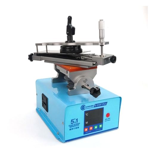 5 in 1 Mobile Phone Curved/Straight Screen Heating Separator Machine | S-918F Plus,Left/Right Tilt 45° & Rotation 360°,Middle Frame Glue Remover,Built-in Vacuum Pump,lcd display replace Tools