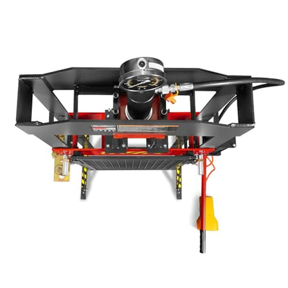 MechMaxx 20 Ton H-Frame Air/Hydraulic Shop Press with Press Pin Kit, Fully Welded Steel Frame, Safety Guard, Foot Pedal Control, HSP20