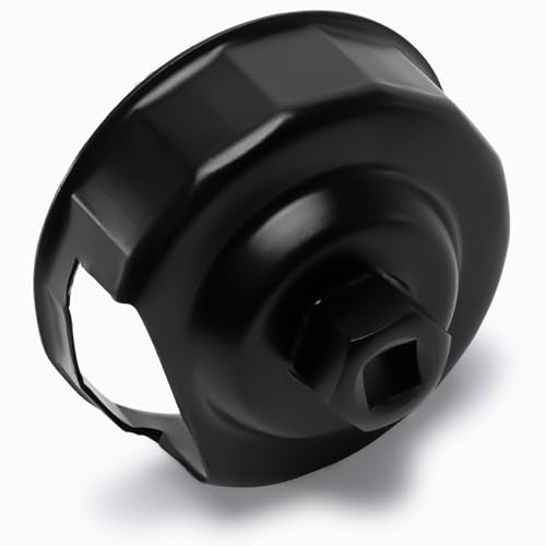 76mm 14Flutes Oil Filter Cap Wrench Removal Tool Socket, Fit for 1984-2021 Harley Spin-On Oil Filters (Except '15-Later XG)