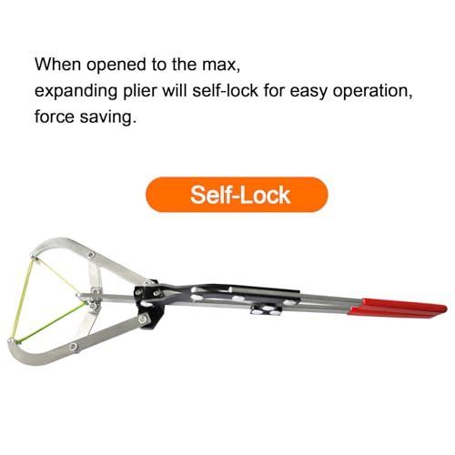 Cattle Banding Tool, 1pc Large Expander Plier with 24pcs Large Rings Kit, Bull Banding Tools for Farm Ranch Calves Sheep Goats and Other Big Livestock
