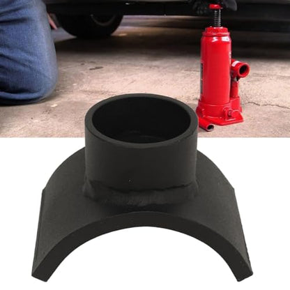 Hydraulic Jack Adapter, High Strength Lifting Axle Saddle for 3 Inch Tube Black Automotive Repair Tool for Mechanics DIY Enthusiasts Vehicle Maintenance Truck Trailer Applications