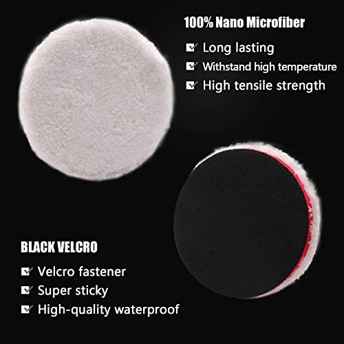 Buffing Polishing Pads, ZFE 7Pcs 6"(150mm) Waffle Foam Buffing Pads Polishing Pads Wool Pad Kit for 6Inch Backing Plate RO/DA/GA Car Polisher Boat Compounding, Polishing and Waxing - color: 6Pcs 6Inch Polishing Pad Sets, size: 6 Inch (150mm)