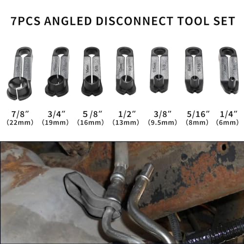 DPTOOL 29pcs Master Quick Disconnect Tool Set | Fuel Line Disconnect and Removal Tool for A/C, Fuel and Transmission Cooler Lines with AC Disconnect Pliers and O Seal Kit