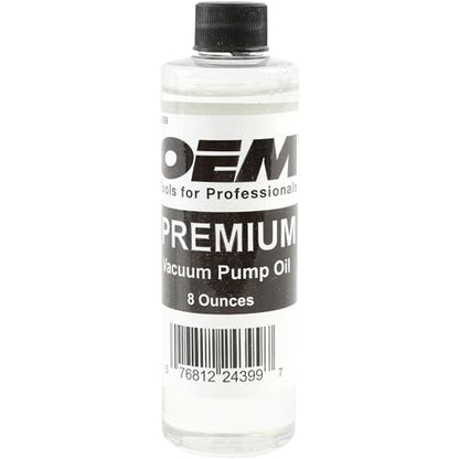 OEMTOOLS 24399 Vacuum Pump Oil, 8 oz, Hydrotreated, 8oz Vacuum Oil Change Tool Accessory, Widely Compatible for Fluid Pump, Automotive, Electrical, and Mechanical Systems