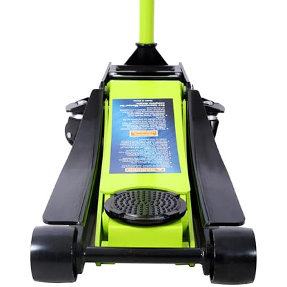 Low Profile Car Jack 4 Ton Portable Floor Hydraulic Jacks 8000 lbs | Heavy-duty steel floor jack with 4-ton capacity, low profile design, lifting range 2.5-20 inches, overload protection va - color: A4