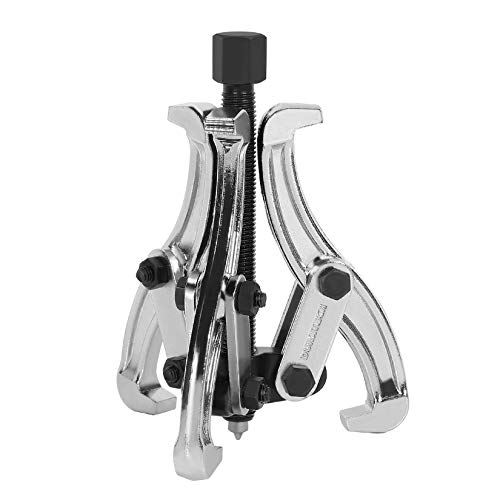 DURATECH 4-Inch 3-Jaw Gear Puller, Removal Tool for Gears, Pulleys, Bearings and Flywheels, Fully Assembled, CR-V Steel | Black Phosphated, Anit-Slip, Corrosion Resistance, for Narrow Spaces, Bearing Puller, for Gears, Pulleys, Bearings, Flywheels - size: