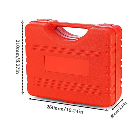 Hand held Vacuum Pump Tester kit,2 in 1 Brake Bleeder Clutch Bleeding System Test Kit for Automotive with Protected Case,Adapters