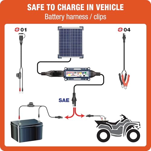 Optimate Solar Duo, TM522-D2, 6-Step 12V / 12.8V 1.6A Weatherproof Solar Battery Saving Charger & maintainer - style: OptiMATE Solar DUO 12V / 12.8V charge controller with 20W Solar Panel