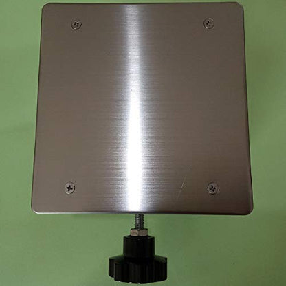 8" x8",Stainless Steel Lab Jack Scissor Stand Platform,Lab Lift Stand Table, Scientific Scissor Lifting Jack Platform,Expandable Lift Height Range 80mm-326mm,Maximum Support Weight 50kg - size: 8X8