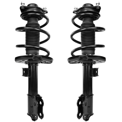 Detroit Axle - 2.0L Front Struts & Loaded Knuckle Kit for 2011 Kia Optima, 2 Steering Knuckles w/Wheel Bearing Hubs Assembly 2 Struts with Coil Spring Replacement Suspension Kit - size: 4QU47765/ Big strut kit