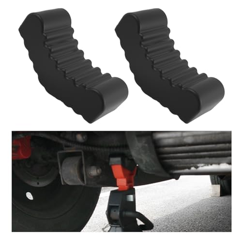 2PCS 3 Ton Jack Stand Pads Rubber,Non-Slip Heavy Duty Floor Jack Pad for Cushioning Protection,Professional Jacks Stand Rubber Pads Car Accessories for 2-3 Ton Floor Jacks Stands