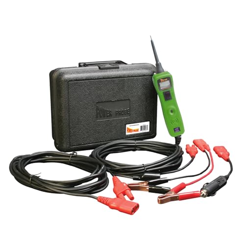 Power Probe 3 Circuit Tester Kit with Case & Accessories (PP319FTCGRN) - color: Green