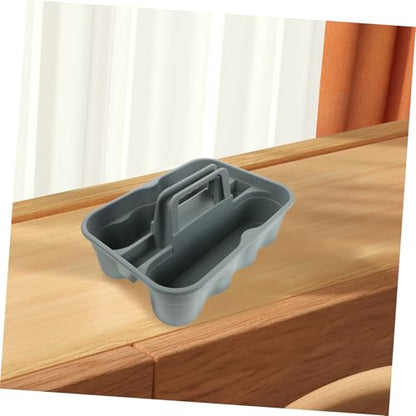 Cabilock Handheld Plastic Tool Basket for Cleaning Storage Organizer Dividers Handle for Car Wash Home Office Bath