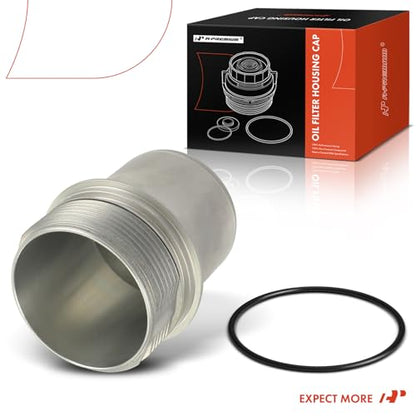 A-Premium Oil Filter Housing Cover Cap For Volkswagen Jetta 05-18, Passat 10 12-14 16-18, Golf 10-15, Beetle, CC, Eos, GTI, Golf Alltrack, Golf R, R32 & Audi A3, A3 TT Quattro, S3