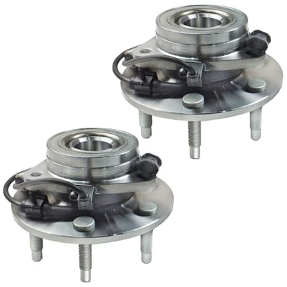 515036 Front Wheel Bearing Hub Assembly for Cadillac Escalade EXT ESV 2002-2006, Chevrolet Express 1500 2500 Suburban Tahoe Silverado 2003-2014, GMC Sierra Savana Yukon 1999-2006 AWD 4WD - size: 515036
