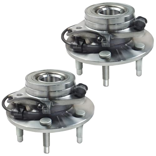 515036 Front Wheel Bearing Hub Assembly for Cadillac Escalade EXT ESV 2002-2006, Chevrolet Express 1500 2500 Suburban Tahoe Silverado 2003-2014, GMC Sierra Savana Yukon 1999-2006 AWD 4WD - size: 515036