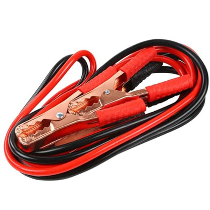 Jumper Cable – 500 a Heavy‑Duty Battery Cable for Truck, 1‑Gauge Copper‑clad Aluminum Wire | All‑Weather PVC Insulated Clamps, Car Battery Booster, Jump Start Kit, Automotive Power Lead