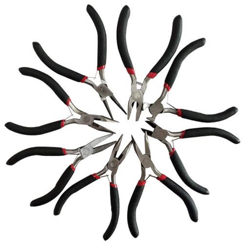 5 inch Needle Nose Pliers For Jewelry Making,Long Nose Craft Pliers with Side Cutters,Mini Needle Nose Pliers for Electronics, Jewelry Making, Side Cutting Pliers for Working in Tight Areas - style: Needle Nose