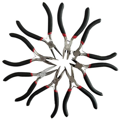 5 inch Needle Nose Pliers For Jewelry Making,Long Nose Craft Pliers with Side Cutters,Mini Needle Nose Pliers for Electronics, Jewelry Making, Side Cutting Pliers for Working in Tight Areas - style: Needle Nose