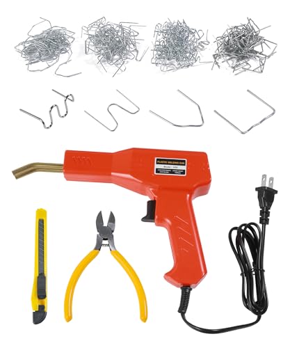 Plastic Welding Kit,Car Accessories Universal Plastic Bumper Crack Repair Welder Gun Kit,Automotive Tool,Used to Repair the Car Bumper Cracks,Dashboard Broken,Interior Parts and Other Issues