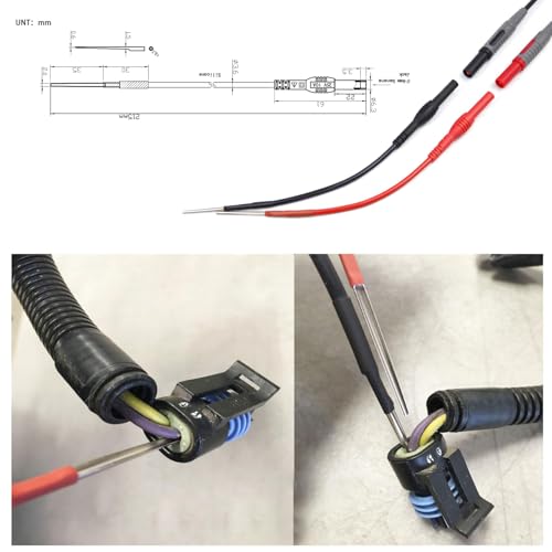 ZIBOO Electronic Specialty 616 Spoon Probe Backprobers,ilicon Flexible Spoon Back Probes, Back Probe Pins Automotive Compatible