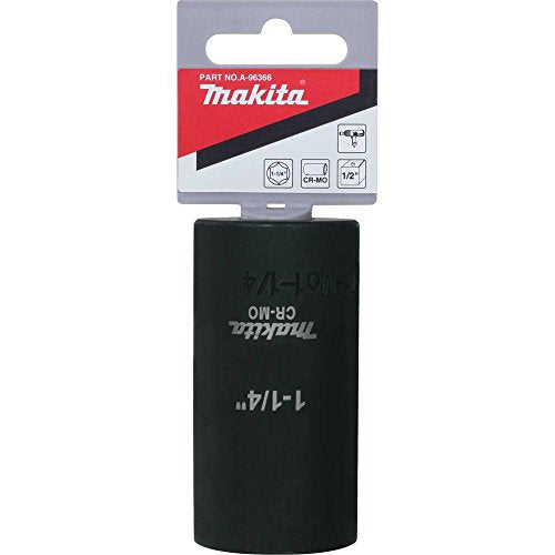 Makita A-96366 1-1/4" Deep Well Impact Socket with 1/2" Drive - size: 1-1/4"