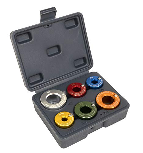 Lisle 35800 Aluminum Disconnect Set, 6 Pc. - style: Colored Aluminum Disconnect Set