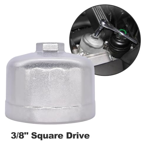 86mm with 16 Flutes Oil Filter Wrench Compatible with Volvo XC90 XC70 S60 S40 C70 S80 V40 V70, Compatible with BMW X3 328i 535i 128i 135i 135is 228i 320i 325i 325xi 330i - style: 86mm 16 flutes