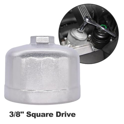 86mm with 16 Flutes Oil Filter Wrench Compatible with Volvo XC90 XC70 S60 S40 C70 S80 V40 V70, Compatible with BMW X3 328i 535i 128i 135i 135is 228i 320i 325i 325xi 330i - style: 86mm 16 flutes