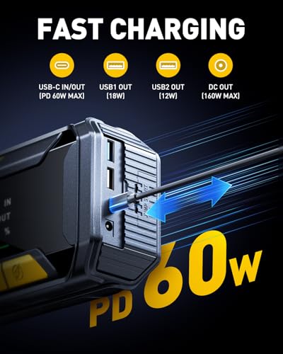 AUXITO Tire Inflator Portable Air Compressor - size: 8000A