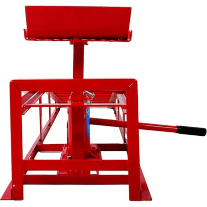 Auto Car Truck Service Ramps Lifts, 5 Ton Low Profile Hydraulic Car Ramps, Heavy Duty Hydraulic Vehicle Ramps Lift Ramp, Portable Car Ramps for Home Garage, Vehicle Auto Garage Repair,Red - color: Red