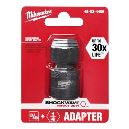 Milwaukee Electric Tool 48-03-4405 Electric Shockwave Impact Socket Adapter, 3/8"