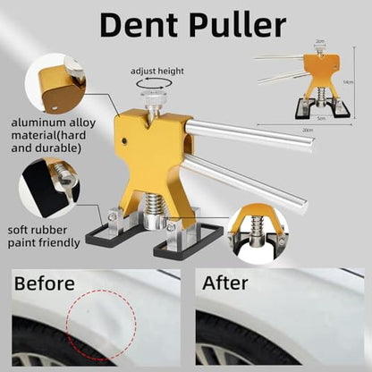 150pcs/set Paintless Dent Removal Kit for Car,Auto Body Repair Tool Dent Removal Tools, Hail Damage Repair Tools Bodywork Dings Dent Puller Remover kit - size: 150PCS